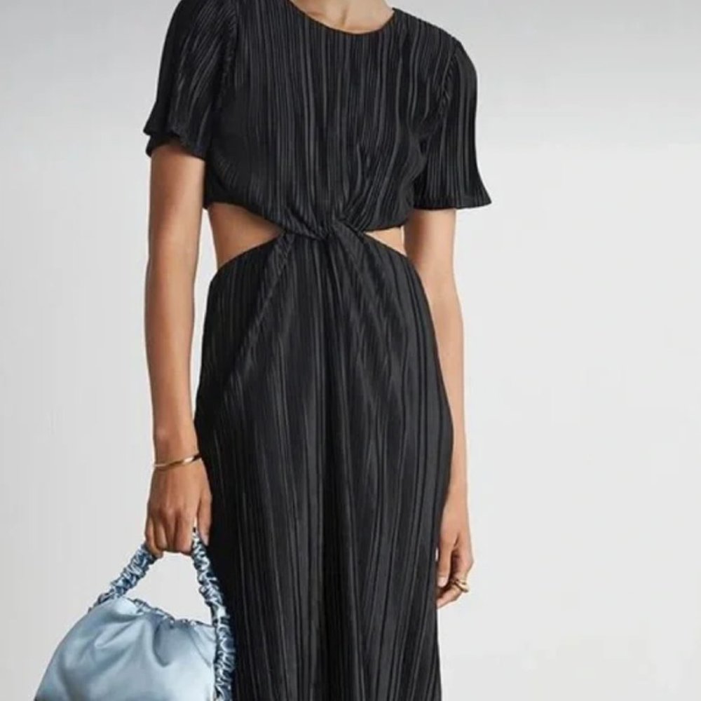 BNWT Who What Wear Drew Cutout Twist Midi Dress - Size S